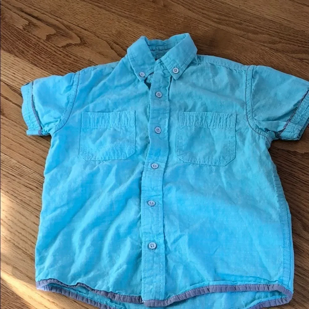 Paper denim & cloth 100% cotton button down - 5T